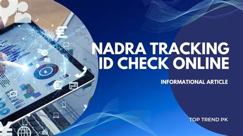 nadra smart card tracking id status|track cnic by tracking id.